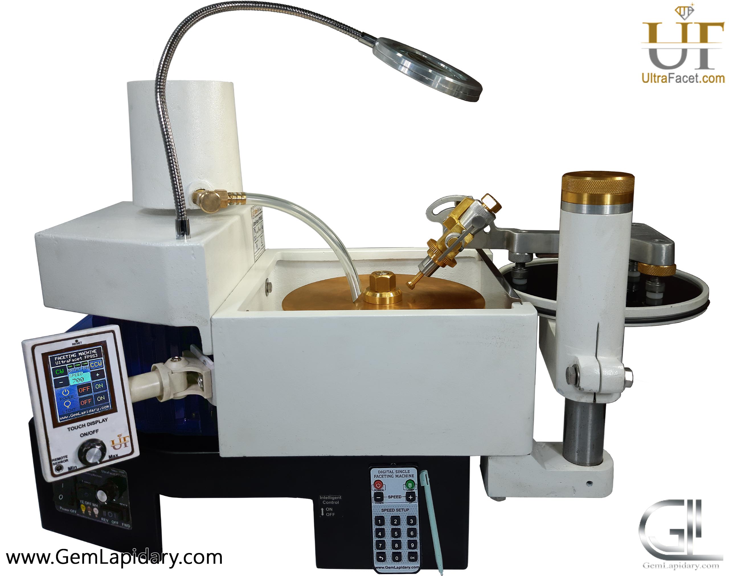 Gem Faceting Machine - Single Use - Single Lap - Table Top - Digital with  Intelligence Control - FPSS3, GemLapidary